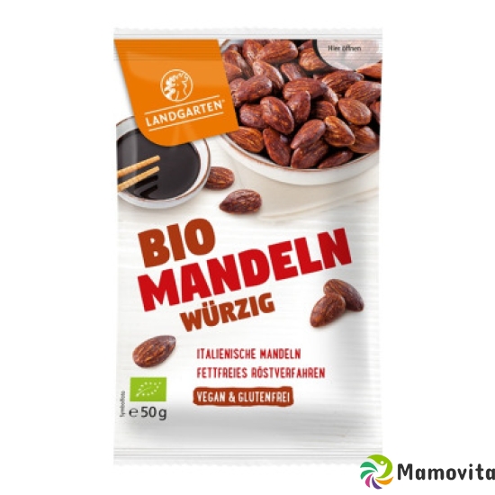 Landgarten Mandeln In Tamari-Sauce Bio Beutel 50g buy online