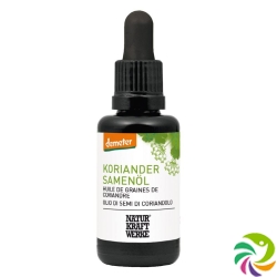 Naturkraftwerke Korianderoel Demeter Flasche 30ml