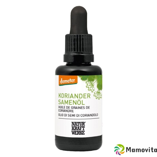 Naturkraftwerke Korianderoel Demeter Flasche 30ml buy online