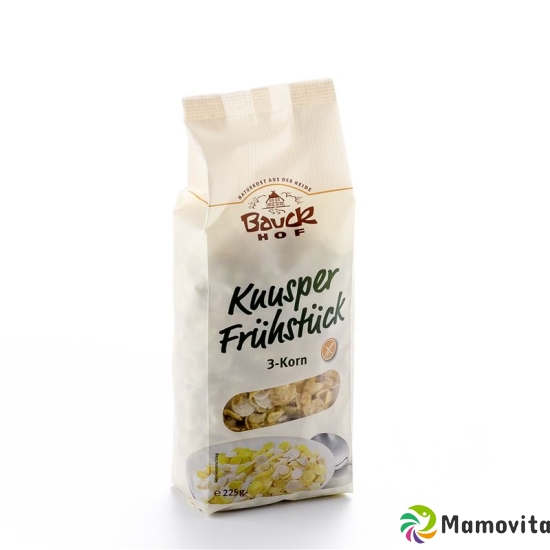 Bauckhof Knusper Frühstück 3-korn Glutenf 225g buy online