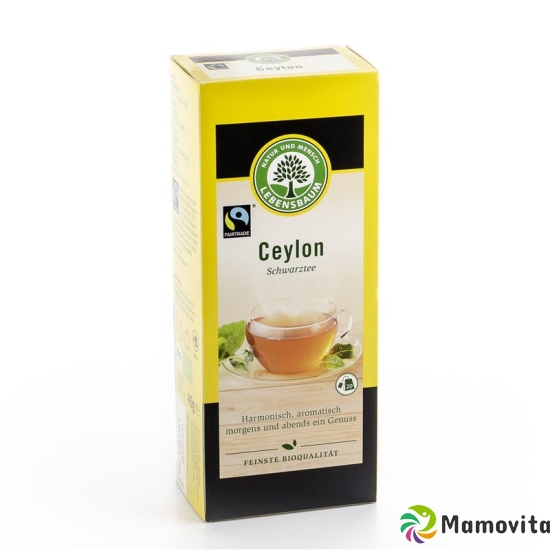 Lebensbaum Schwarztee Ceylon 20 Beutel 2g buy online