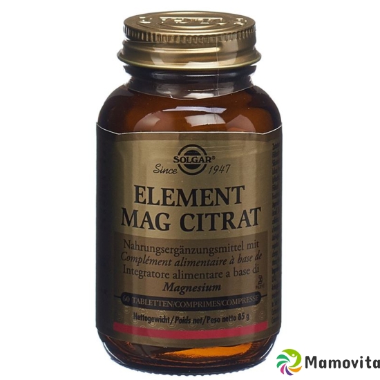 Solgar Element Mag Citrat Tabletten 60 Stück buy online