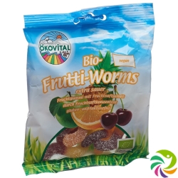 Ökovital Frutti Worms Gelatine 100 g