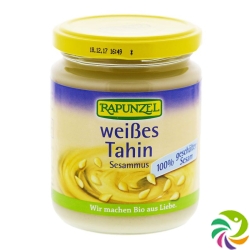 Rapunzel Tahini without salt white glass 250 g