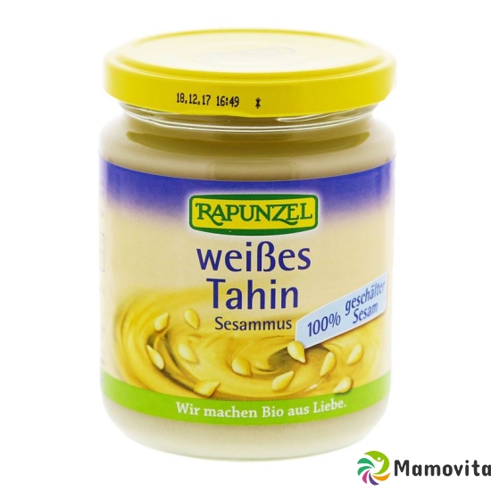 Rapunzel Tahini without salt white glass 250 g buy online