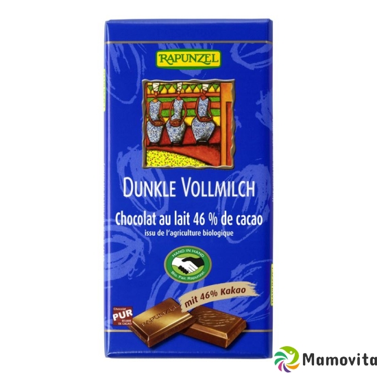 Rapunzel Schokolade Dunkel Vollmilch 46% 100g buy online