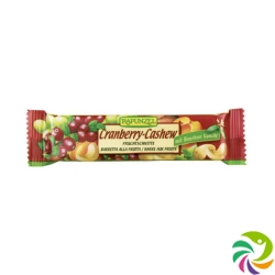 Rapunzel Fruchtschnitte Cranberry-Cashew 40g