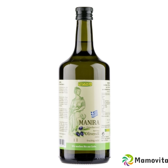 Rapunzel Olivenöl Nativ Extra Manira Flasche 1L buy online