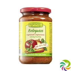 Rapunzel Sauce Bolognese Vegetarisch Glas 340g