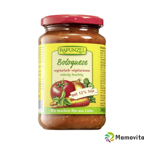 Rapunzel Sauce Bolognese Vegetarisch Glas 340g buy online