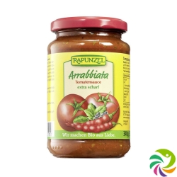 Rapunzel Sauce Tomaten Arrabbiata Glas 340g