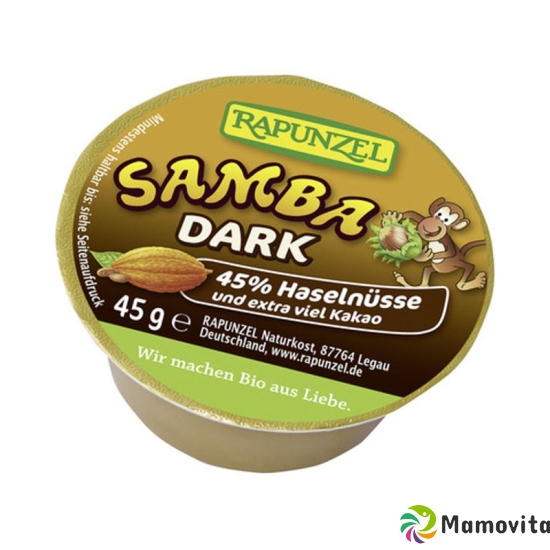 Rapunzel Samba hazelnut spread dark 45 g buy online