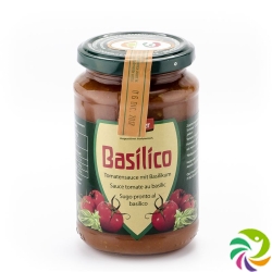 Vanadis Sauce Tomaten Basilico Glas 340g