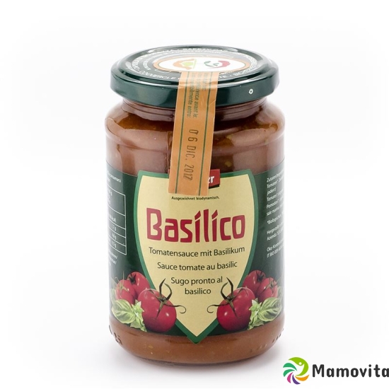 Vanadis Sauce Tomaten Basilico Glas 340g buy online