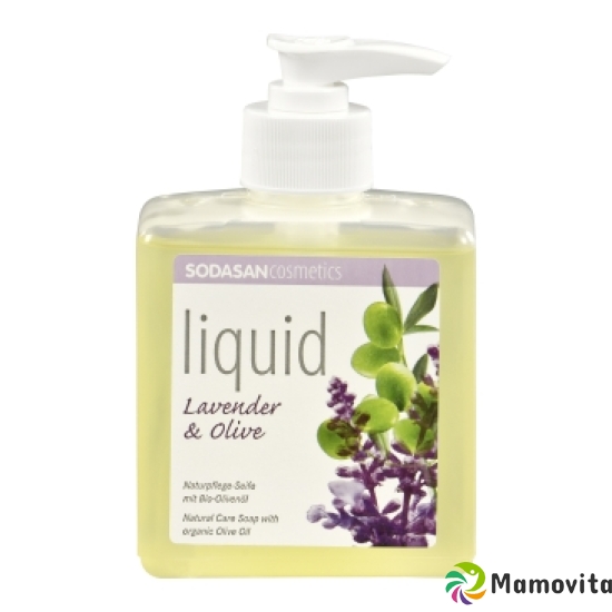 Sodasan Pflanzenseife Lavendel-Olive Bio 300ml buy online