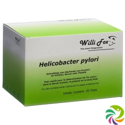 Willi Fox Helicobacter pylori blood test 20 pieces