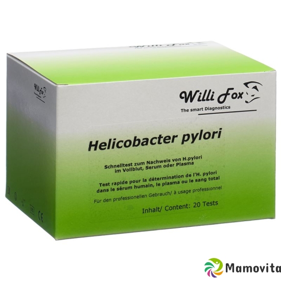 Willi Fox Helicobacter pylori blood test 20 pieces buy online