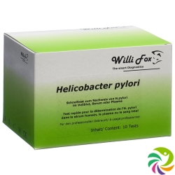 Willi Fox Helicobacter pylori blood test 10 pcs