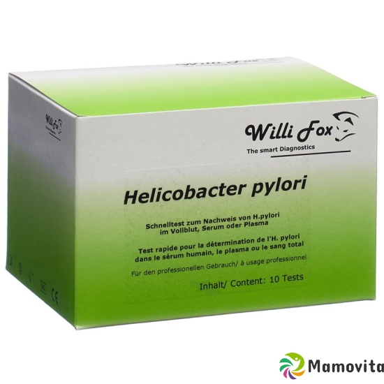 Willi Fox Helicobacter pylori blood test 10 pcs buy online