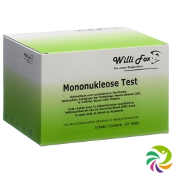 Willi Fox mononucleosis test 20 pieces