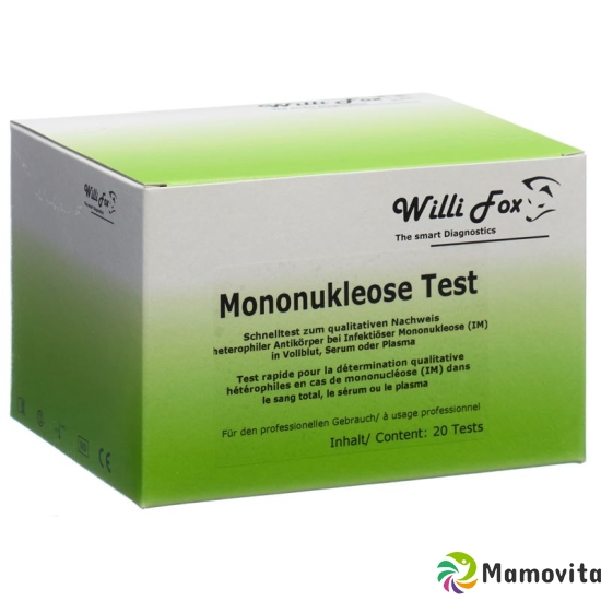 Willi Fox mononucleosis test 20 pieces buy online