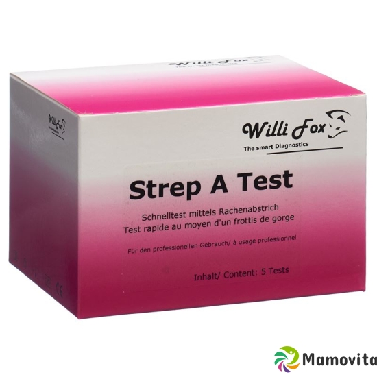 Willi Fox Strep A test 5 pcs buy online