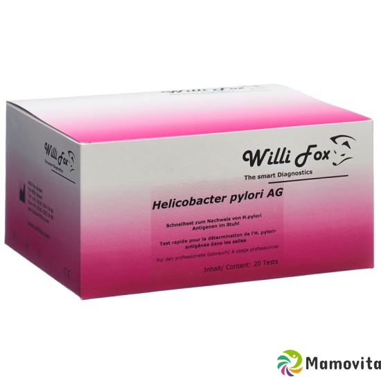 Willi Fox Helicobacter pylori stool test 20 pieces buy online