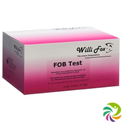 Willi Fox FOB Test (occult hemoglobin in stool) 25 pcs