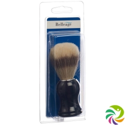 Belleage shaving brush natural bristles plastic handle