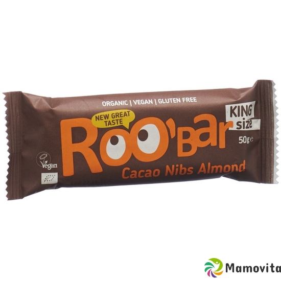 Roobar Rohkostriegel Kakao Splitt & Mandel 50g buy online