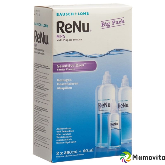 Bausch Lomb Renu MPS Big Box 2 x 360ml buy online