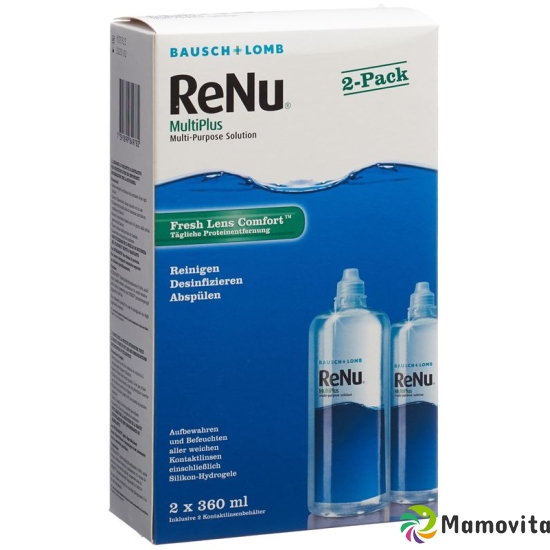 Bausch Lomb Renu MultiPlus Twin Box 2 x 360ml buy online