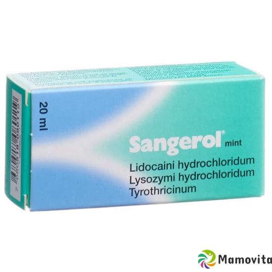 Sangerol dosing oral spray mint without sugar 20ml buy online