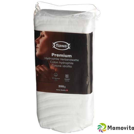 Flawa Premium hydrophilic absorbent cotton 100% cotton 200 g buy online