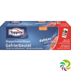 Toppits SafeLoc bags 1l 18x20cm 25 pcs