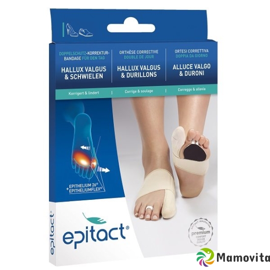 Epitact flexible double protective bandage correction hallux valgus TAG S 20-21.5cm right buy online