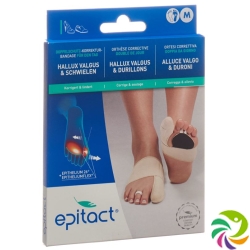 Epitact flexible double protective bandage correction hallux valgus DAY M 21.5-23cm right