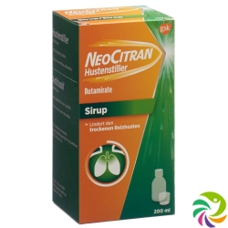 NeoCitran cough suppressants syrup 15 mg / 10 ml 200 ml Glasfl