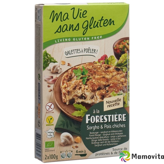 Ma Vie S Glut Bratlinge Pilze-Kichererbs 2x 100g buy online