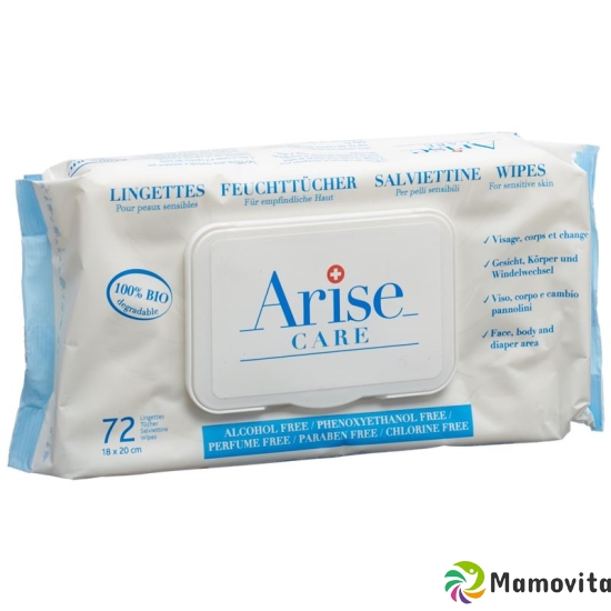 Arise Swiss Baby Care Wipes Body & Face 72 pcs buy online