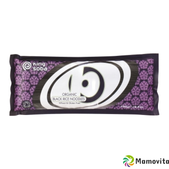 King Soba Schwarze Reisnudeln Glutenfrei Bio 250g buy online