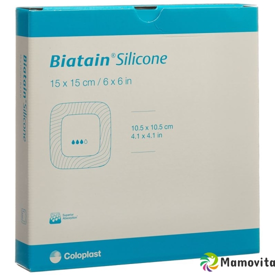 Biatain Silicone Foam Dressing 15x15cm self-adhesive 5 pcs buy online