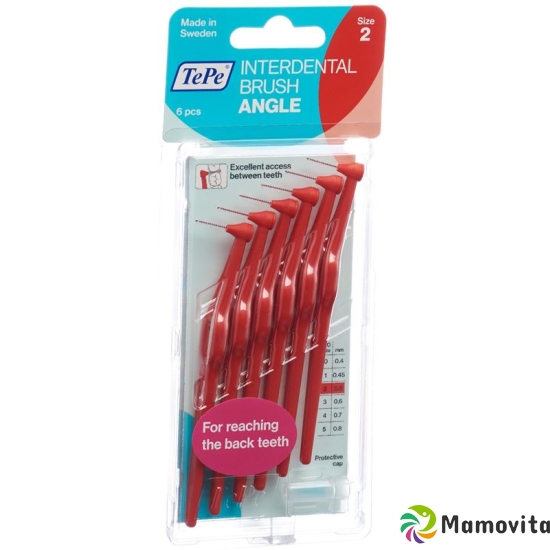 TePe Angle interdental brush 0.5mm red 6 pcs buy online