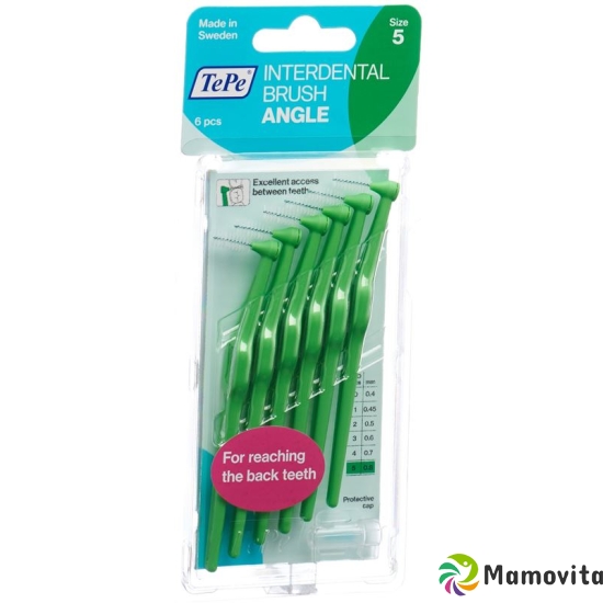 TePe Angle interdental brush 0.8mm green 6 pcs buy online