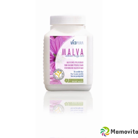 Vicopura alkaline bath Malva PLV delicate body care 600g buy online