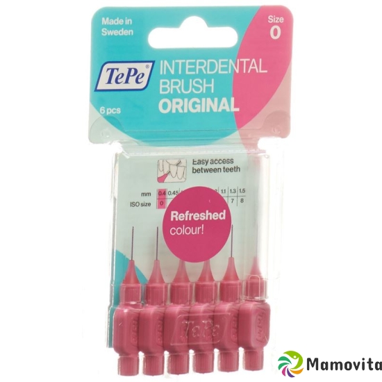 TePe Interdental Brush 0.4mm pink Blist 6 pcs buy online