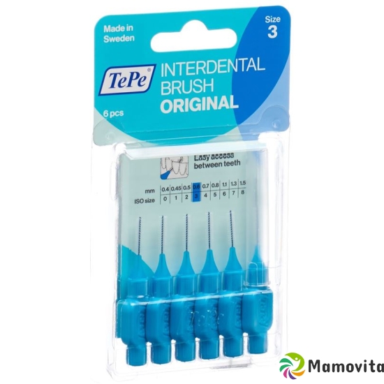 TePe Interdental Brush 0.6mm blue Blist 6 pcs buy online