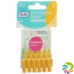 TePe Interdental Brush 0.7mm yellow Blist 6 pcs