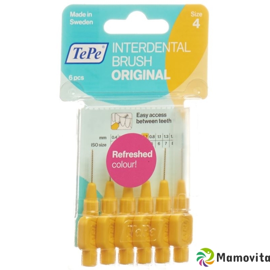 TePe Interdental Brush 0.7mm yellow Blist 6 pcs buy online