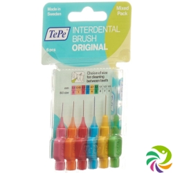 TePe interdental brush assorted 6 pieces Blist